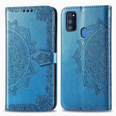Чохол Vintage для Samsung M30s 2019 / M307F книжка шкіра PU блакитний