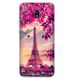 Чехол Print для Xiaomi Redmi 8A силиконовый бампер Paris in flowers