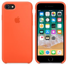 Чохол Silicone Сase для Iphone 7 / Iphone 8 бампер накладка Spicy Orange