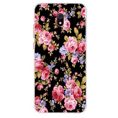 Чехол Print для Xiaomi Redmi 8A силиконовый бампер Flowers