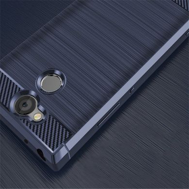 Чехол Carbon для Sony Xperia XA2 / H4113 / H4133 / H3113 / H3123 / H3133 бампер Синий