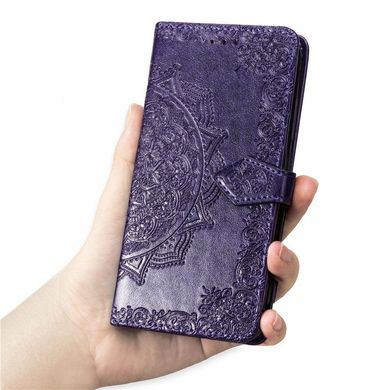 Чехол Vintage для Samsung A30 2019 / A305F книжка кожа PU фиолетовый
