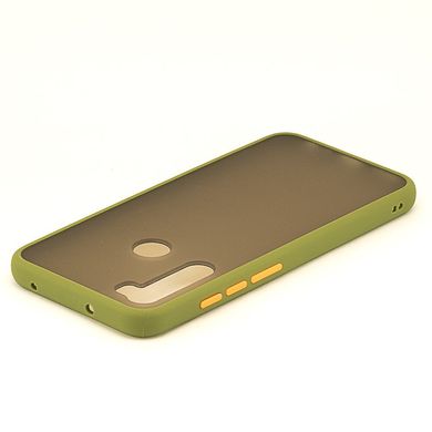Чехол Matteframe для Xiaomi Redmi Note 8T бампер матовый противоударный Зеленый