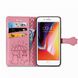 Чехол Embossed Cat and Dog для Iphone 6 Plus / 6s Plus книжка кожа PU с визитницей розовый