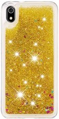 Чохол Glitter для Xiaomi Redmi 7A Бампер Рідкий блиск Акваріум Золотий