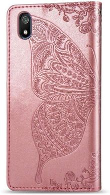 Чехол Butterfly для Xiaomi Redmi 7A книжка кожа PU розовый