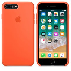 Чохол Silicone Сase для Iphone 7 Plus / Iphone 8 Plus бампер накладка Spicy Orange
