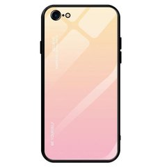 Чехол Gradient для Iphone 7 / Iphone 8 бампер накладка Beige-Pink