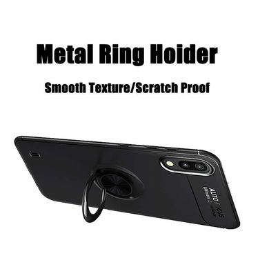Чохол TPU Ring для Samsung Galaxy A10 2019 / A105 бампер з кільцем Black