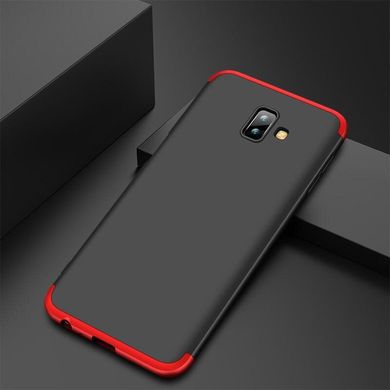 Чохол GKK 360 для Samsung J6 Plus 2018 / J610 оригінальний бампер Black-Red