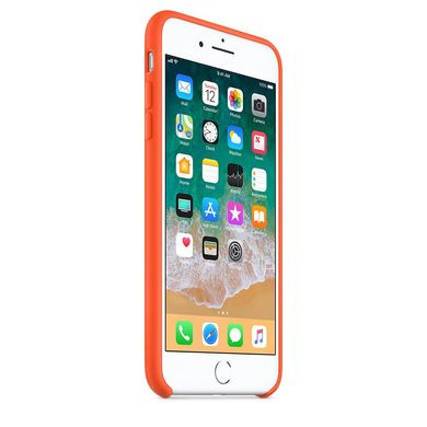 Чехол Silicone Сase для Iphone 7 Plus / Iphone 8 Plus бампер накладка Spicy Orange