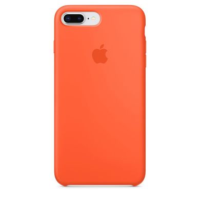 Чехол Silicone Сase для Iphone 7 Plus / Iphone 8 Plus бампер накладка Spicy Orange