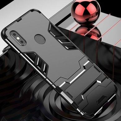 Чехол Iron для Xiaomi Mi Max 3 бронированный бампер Броня черный