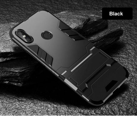 Чехол Iron для Xiaomi Redmi Note 5 / Note 5 Pro Global бронированный Бампер Броня Black