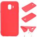 Чохол Style для Samsung Galaxy J4 2018 / J400F Бампер силіконовий червоний