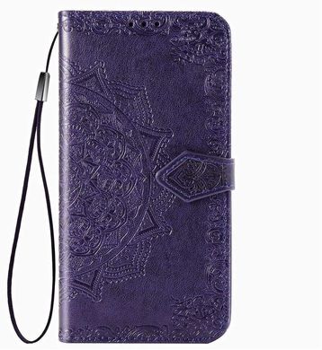 Чехол Vintage для Samsung M30s 2019 / M307F книжка кожа PU фиолетовый