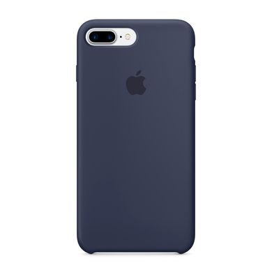 Чехол Silicone Сase для Iphone 7 Plus / Iphone 8 Plus бампер накладка Midnight Blue