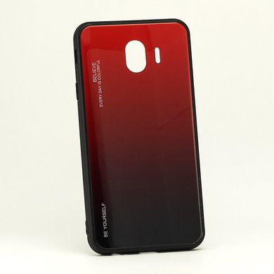 Чохол Gradient для Samsung J4 2018 / J400 бампер накладка Black-Red