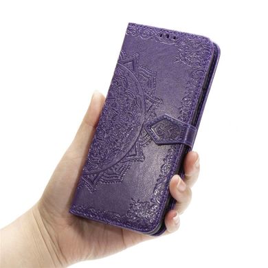 Чехол Vintage для Samsung Galaxy M10 2019 / M105F книжка кожа PU фиолетовый