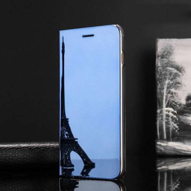 Чехол Mirror для iPhone 7 / iPhone 8 книжка зеркальный Clear View Blue