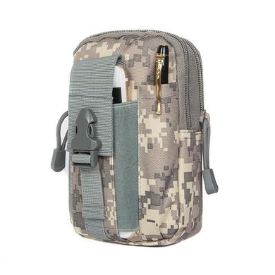 Тактичний чохол Military сумка для телефону Підсумок на пояс камуфляж ACU