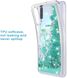 Чехол Glitter для Samsung Galaxy A30s 2019 / A307F бампер Жидкий блеск Бирюзовый