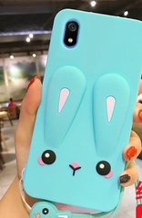 Чохол Funny-Bunny 3D для Xiaomi Redmi 7A бампер гумовий блакитний