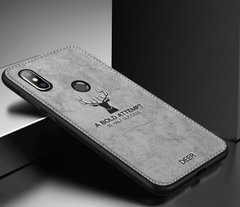 Чехол Deer для Xiaomi Redmi Note 5 / Note 5 Pro Global бампер накладка Серый