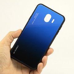 Чохол Gradient для Samsung J4 2018 / J400 бампер накладка Blue-Black