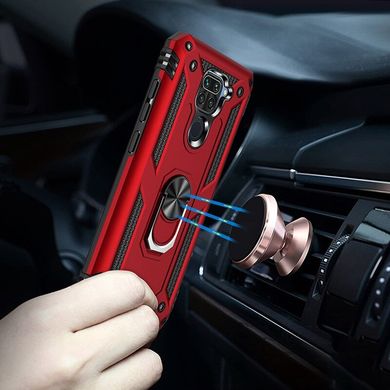 Чехол Shield для Xiaomi Redmi 10X бронированный бампер Red