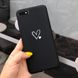 Чехол Style для Huawei Y5 2018 / Y5 Prime 2018 (5.45") Бампер силиконовый Черный Two hearts