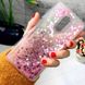 Чехол Glitter для Xiaomi Redmi Note 4x / Note 4 Global version Бампер жидкий блеск сердце розовый