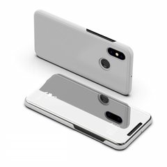 Чохол Mirror для Xiaomi Redmi Note 5 / Note 5 Pro книжка дзеркальний Clear View Silver