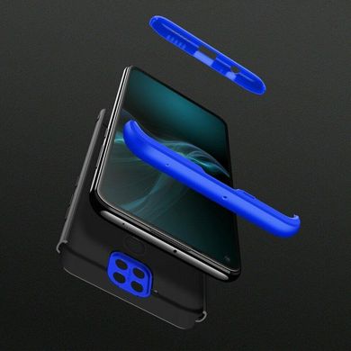 Чехол GKK 360 для Xiaomi Redmi 10X бампер противоударный Black-Blue