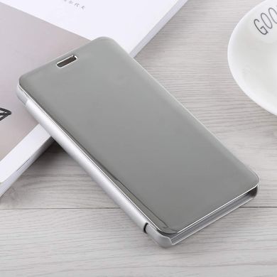 Чехол Mirror для Xiaomi Redmi Note 5 / Note 5 Pro книжка зеркальный Clear View Silver