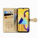 Чехол Embossed Cat and Dog для Samsung Galaxy M30s / M307 книжка кожа PU Gold