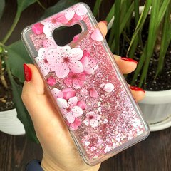 Чохол Glitter для Samsung Galaxy A5 2017 / A520 бампер Рідкий блиск акваріум Sakura