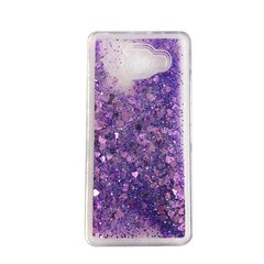 Чохол Glitter для Samsung Galaxy A3 2016 / A310 Бампер Рідкий блиск фіолетовий