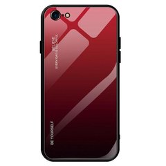 Чехол Gradient для Iphone 7 / Iphone 8 бампер накладка Red-Black
