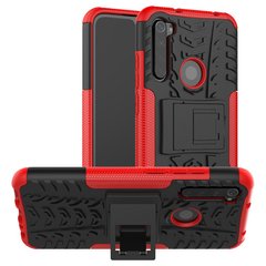 Чехол Armor для Xiaomi Redmi Note 8 бампер противоударный оригинальный красный
