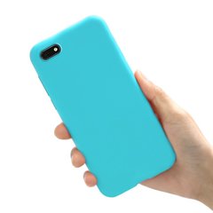 Чохол Style для Huawei Y5 2018 / Y5 Prime 2018 Бампер силіконовий блакитний
