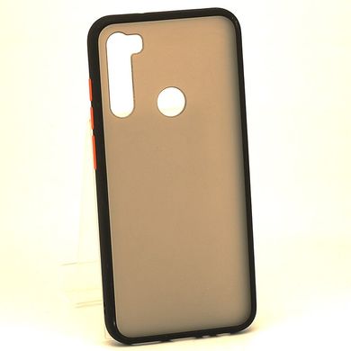 Чехол Matteframe для Xiaomi Redmi Note 8 бампер матовый противоударный Черный