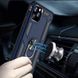 Чехол Shield для Iphone 11 Pro Max бампер противоударный с кольцом Dark-Blue