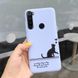 Чехол Style для Xiaomi Redmi Note 8T силиконовый бампер Голубой Cat