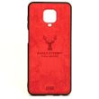 Чехол Deer для Xiaomi Redmi Note 9 Pro бампер накладка Красный