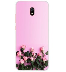 Чехол Print для Xiaomi Redmi 8A силиконовый бампер Small Roses