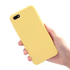 Чохол Style для Huawei Y5 2018 / Y5 Prime 2018 Бампер силіконовий жовтий