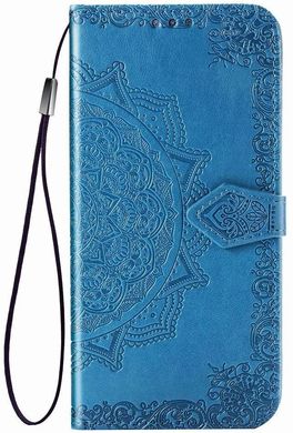 Чехол Vintage для Samsung A01 2020 / A015F книжка кожа PU голубой