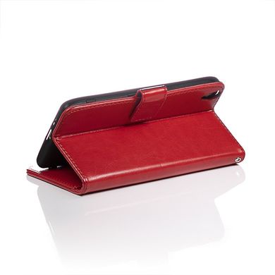 Чехол Idewei для Sony Xperia X Dual F5122 / F5121 книжка кожа PU красный