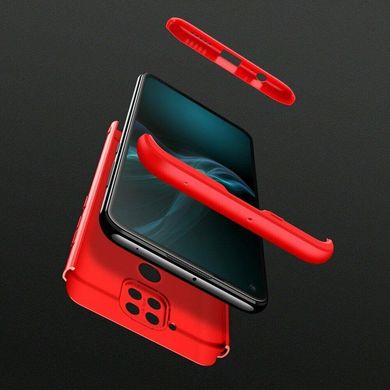 Чехол GKK 360 для Xiaomi Redmi 10X бампер противоударный Red